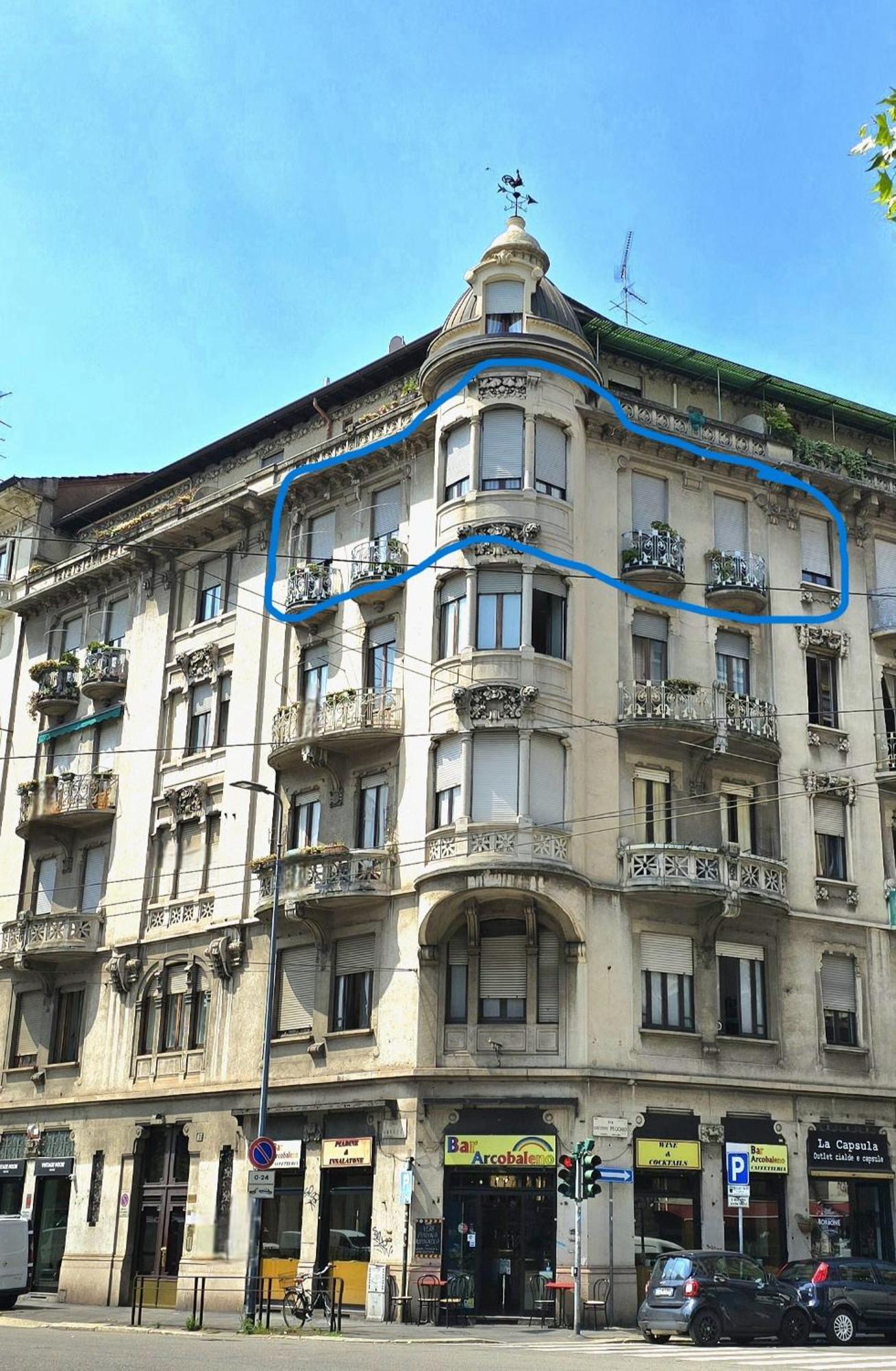 Homegallery - Elegante Appartamento Milanese Exteriör bild